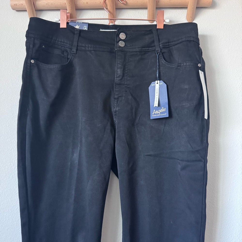 Angels Curvy Skinny Fit Jeans - Black - Picture 3 of 15